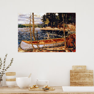 Tom Thomson - The Canoe Canvas, Poster