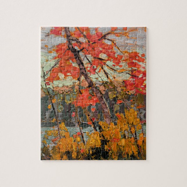 Tom Thomson - Twisted Maple Jigsaw Puzzle (Vertical)