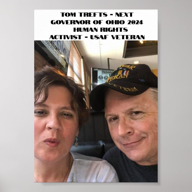 Tom Trefts For Ohio Governor 2024 Poster (Front)