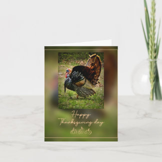 Tom Turkey Thanksgiving holiday card