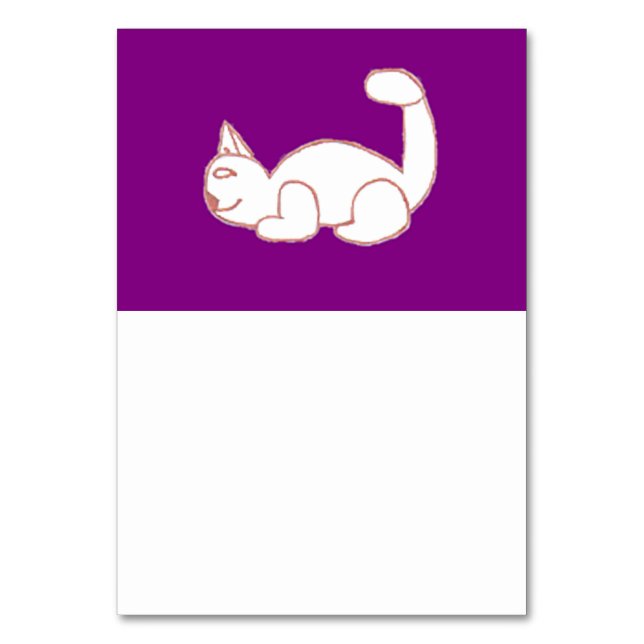 Tom Vertical Table Place Card (Front)