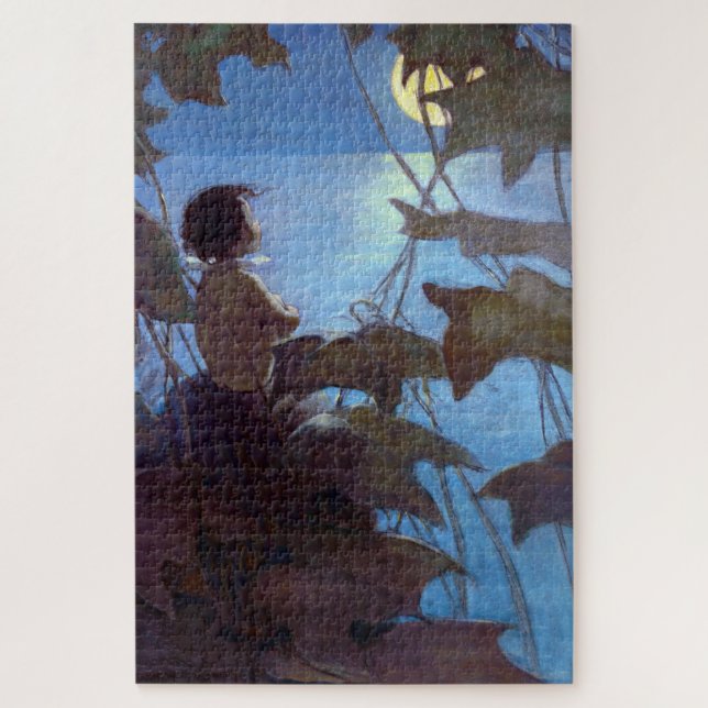 Tom Watching the Moon, Jessie Willcox Smith Jigsaw Puzzle (Vertical)
