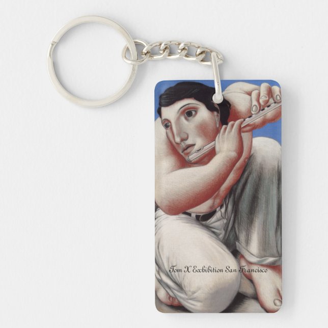 Tom X. Exhibition San Francisco Key Ring (Front)