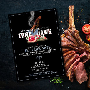 Tomahawk Birthday Invitation