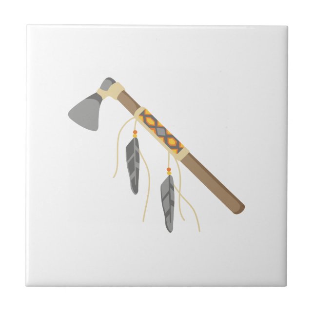 Tomahawk Ceramic Tile (Front)