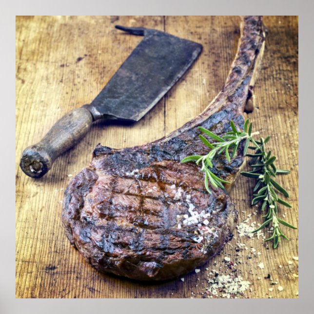 Tomahawk Steak Poster (Front)
