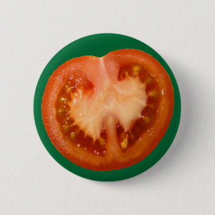 Tomato 6 Cm Round Badge