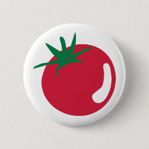 Tomato 6 Cm Round Badge