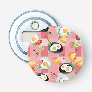 Tomato and Fried Eggs Pattern Bottle Opener