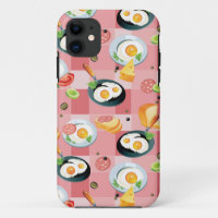 Tomato and Fried Eggs Pattern