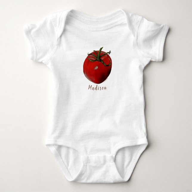 Tomato Baby Bodysuit (Front)