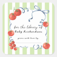 Tomato baby shower For the library of