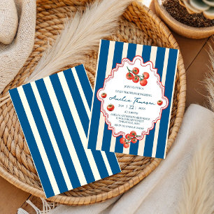 Tomato Baby Shower  Italian Theme Invitation