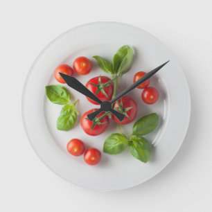 Tomato & Basil Wall Clock