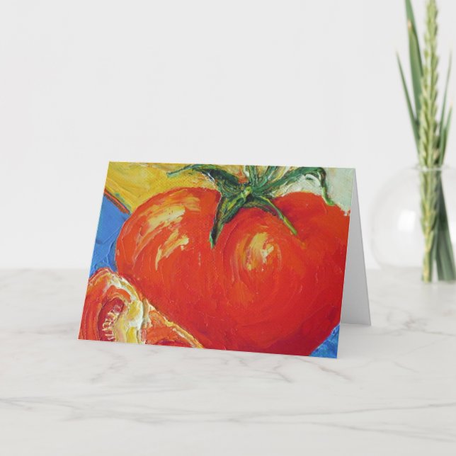 Tomato Birthday Card (Front)