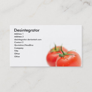Tomato Business Card