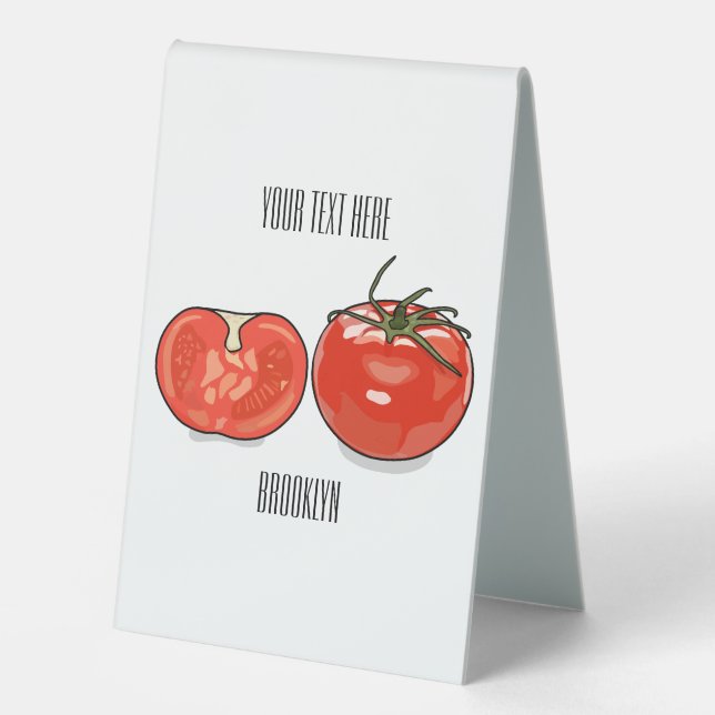 Tomato cartoon illustration  (Front)