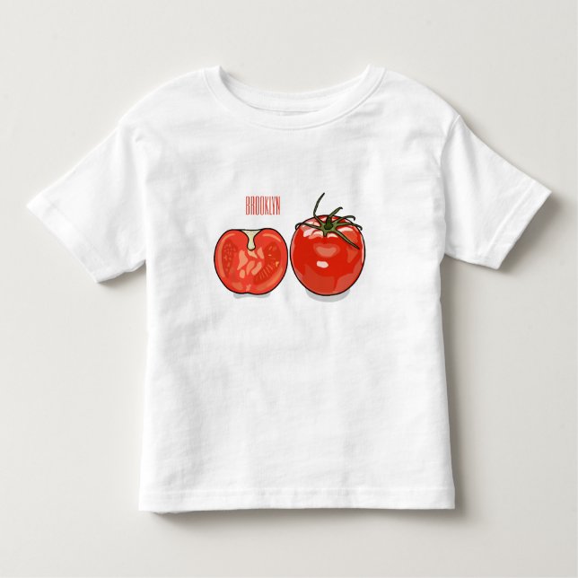 Tomato cartoon illustration  toddler T-Shirt (Front)