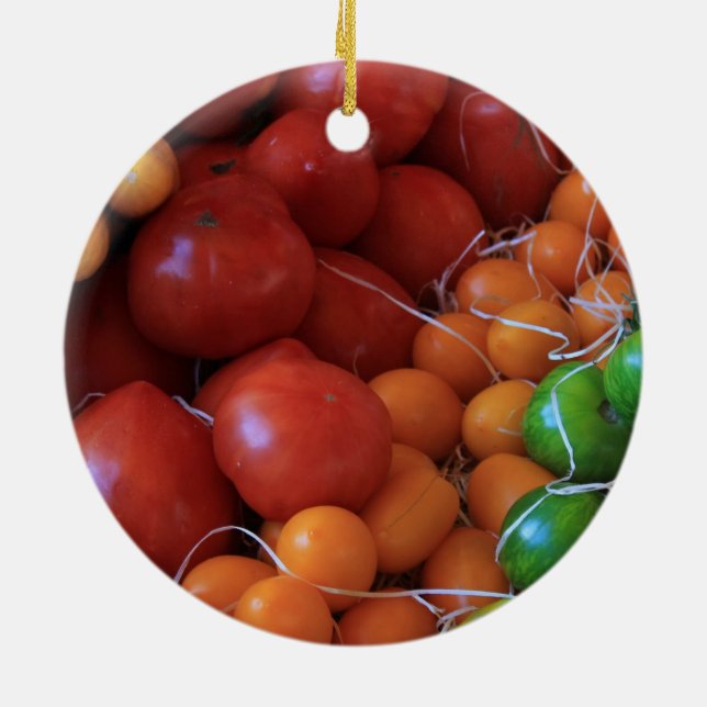Tomato Christmas ornament (Back)