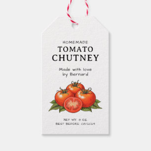 Tomato chutney label