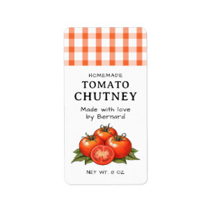 Tomato Chutney labels
