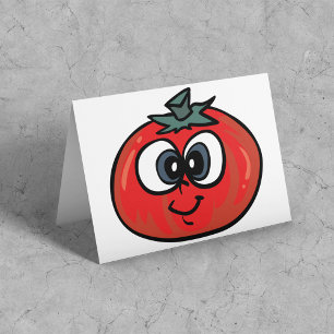 Tomato Face Greeting Cards
