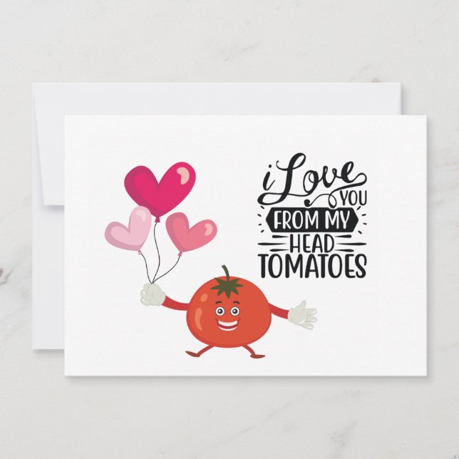 Tomato Flat Holiday Card (Front)