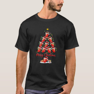 Tomato Fruit Lover Matching Santa Tomato Christmas T-Shirt