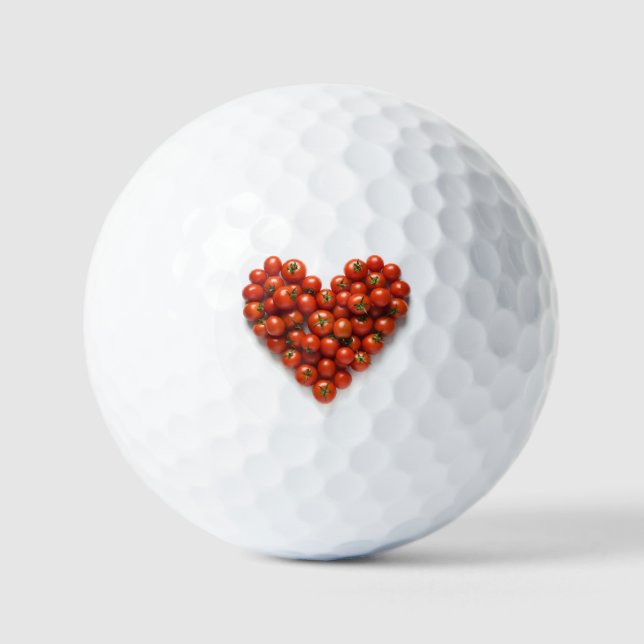 Tomato Heart Golf Balls (Front)