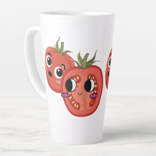 Tomato in Awe Latte Mug