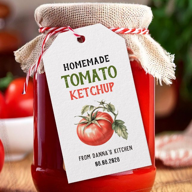 Tomato Ketchup Label with red tomato (Creator Uploaded)