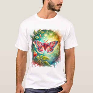 Tomato Moth 310824AREF123 - Watercolor T-Shirt