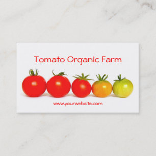 Tomato Organic Farm Business Card