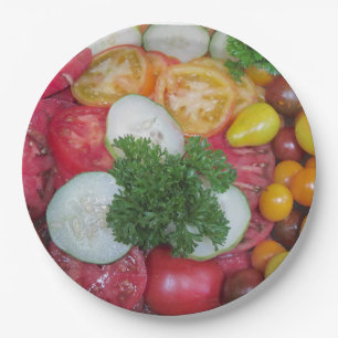 Tomato Paper Plate