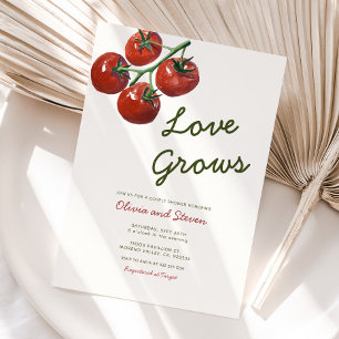 Tomato Party Theme Couple Shower  Invitation