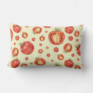 Tomato Pattern Lumbar Cushion