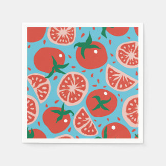 Tomato pattern napkin