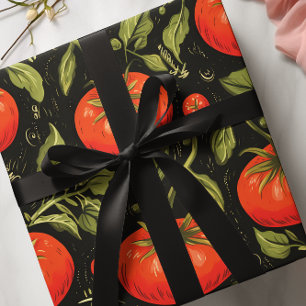 Tomato Pattern Wrapping Paper