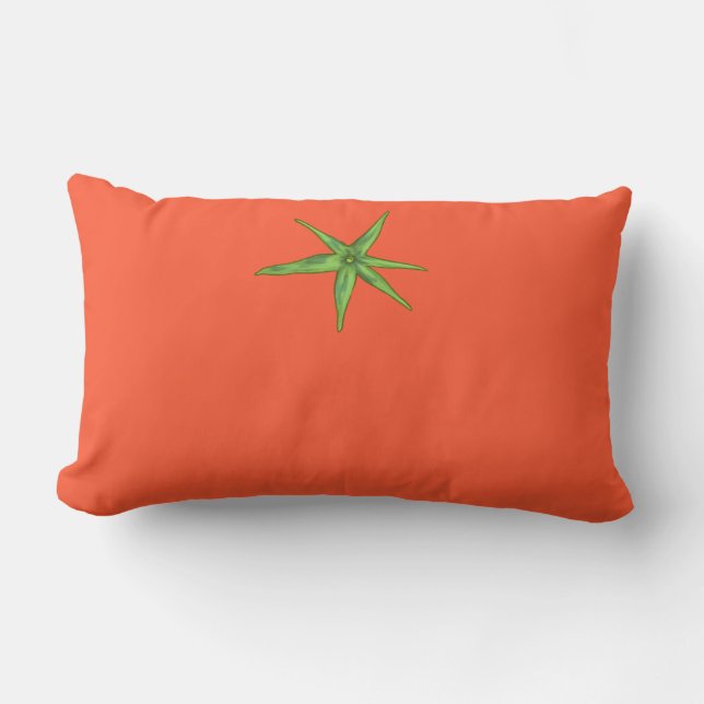 Tomato Pillow Decor, Minimalist Tomato (Front)
