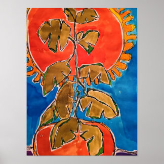 Tomato Plant, Art Print