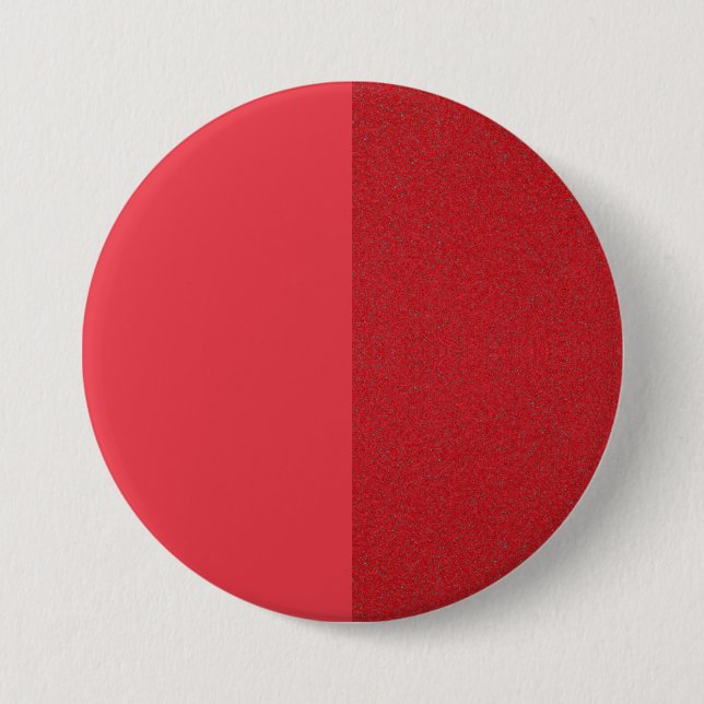 Tomato Red Button with Noise Half Split - Custom (Front)