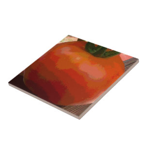 Tomato Red Ceramic Tile