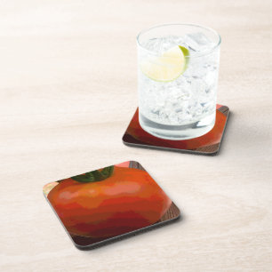 Tomato Red Coaster