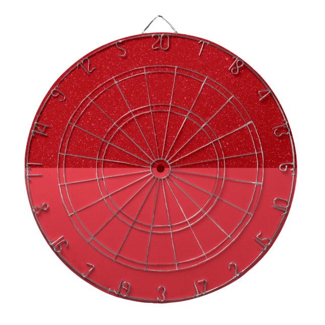 Tomato Red Contrast Dartboard Design – Customise (Front)