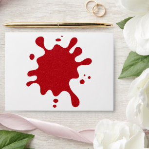 Tomato Red Custom A7 Envelope