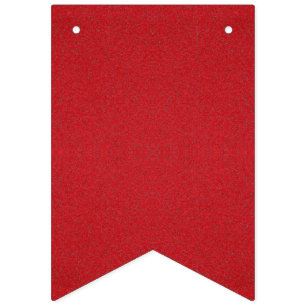 Tomato Red Custom Bunting Banner