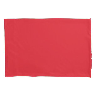 Tomato Red Custom Pillowcase