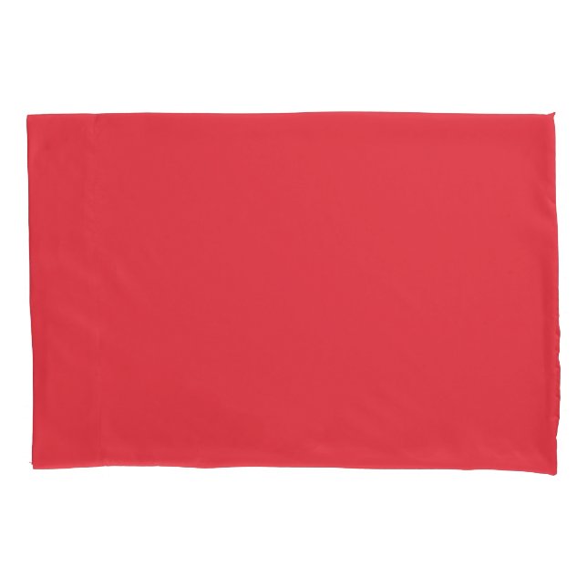 Tomato Red Custom Pillowcase (Front)