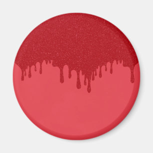 Tomato Red Drip Custom Fridge Magnet