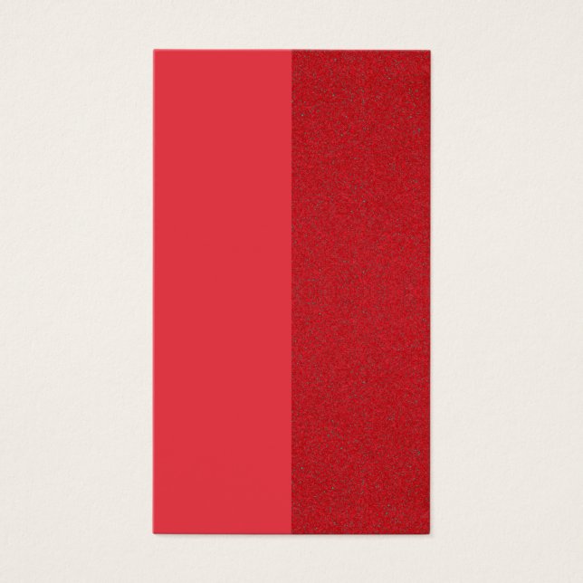 Tomato Red Dual-Texture Profile Card – Customise (Front)